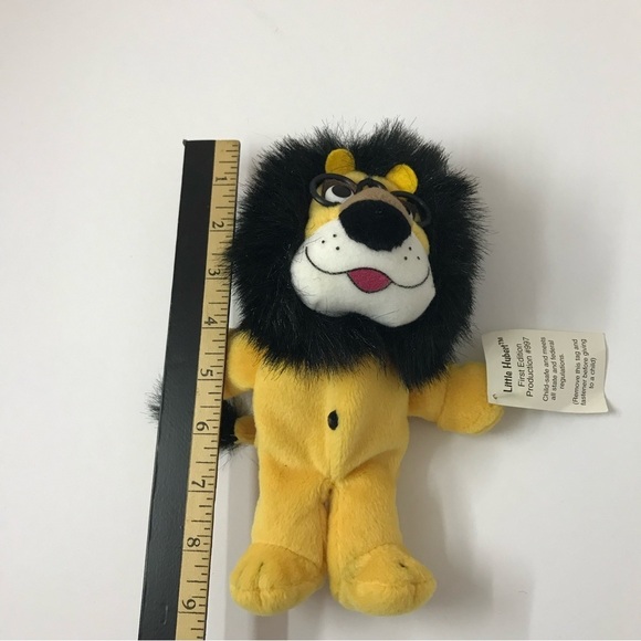 Little HUBERT the HARRIS BANK LION Glasses Bean Bag Stuffed Toy 1st Edition - Picture 7 of 10